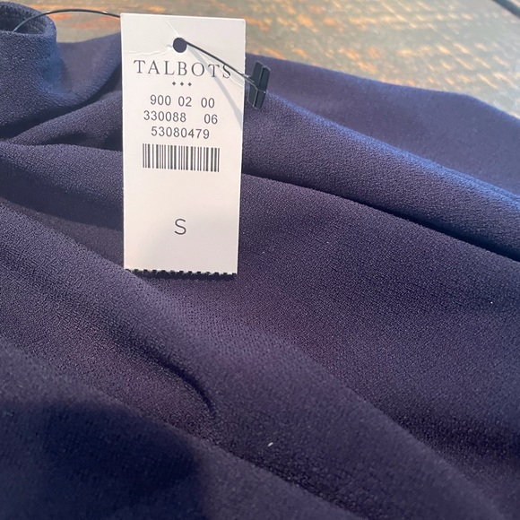 Sleeveless Navy Blouse NWT Size:Small - Picture 6 of 6